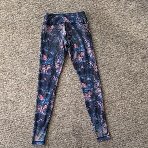lululemon athletica Blue and Pink Patterned Leggings